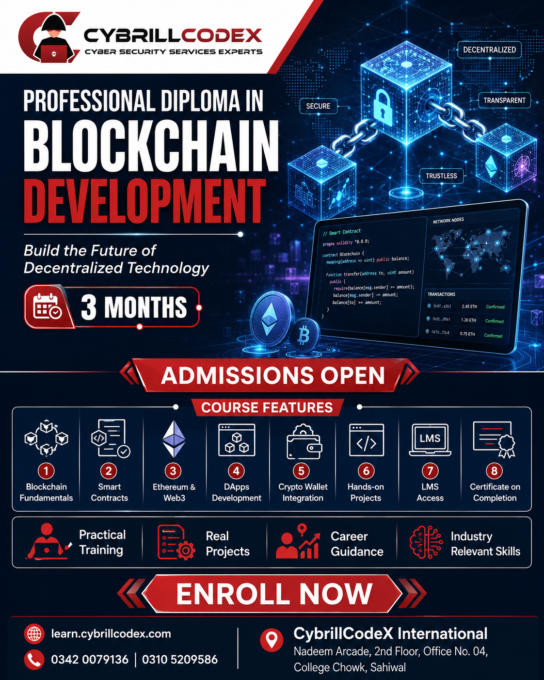 Professional Diploma in Blockchain Development